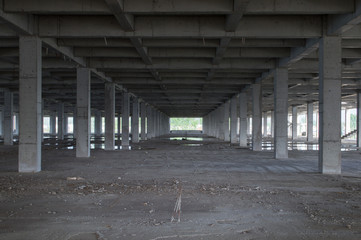 interior of modern building