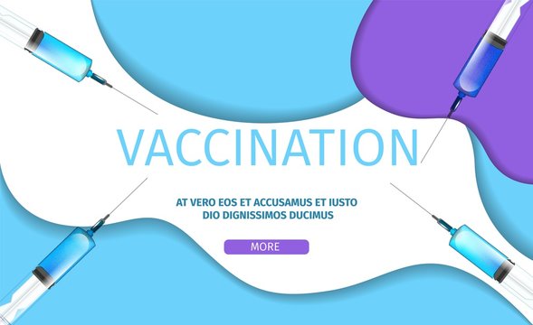 Editable Vaccination Concept Healthcare Banner