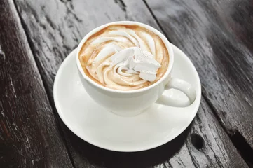 Rolgordijnen vienna coffee in cup © baitong333