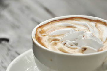 vienna coffee in cup