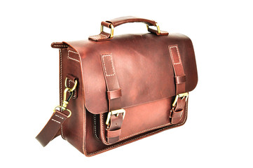 brown vintage leather bag