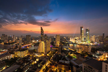 Fototapeta na wymiar Bangkok City landscape