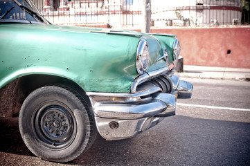 Old Car in Havana Cuba