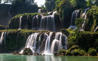 Ban Gioc Ducthien or Detian Falls, Daxin County, border China Vietnam