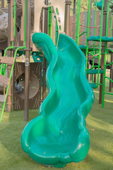 Playgrounds in garden