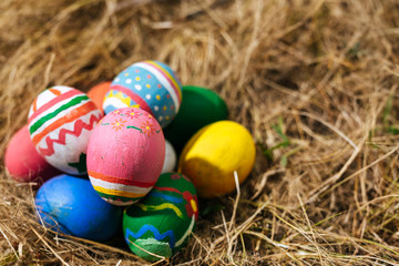Fototapeta na wymiar Easter egg festival.
