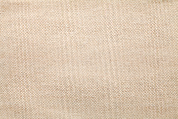 Close-up of brown canvas texture background