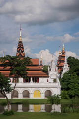  CHAIANG MAI, THAILAND - SEPTEMBER 19, 2014 : The luxury resort, Mandarin Oriental Dhara Dhevi Chiangmai in Thailand.