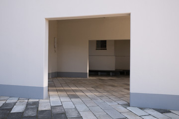 The entrance hall of an apartment