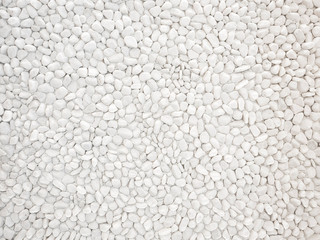 White Pebble stone gravel texture Nature background