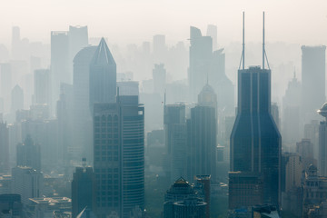 Shanghai Skyline (close up)