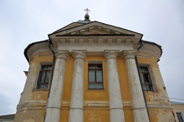 Exterior of the Church of Clement in Torzhok, Russia. Built in 1835