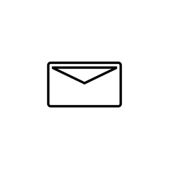 Envelope Outline Icon Vector