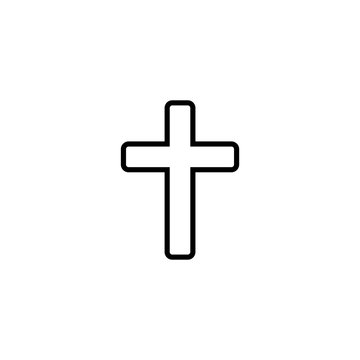 Christianity Outline Icon Vector