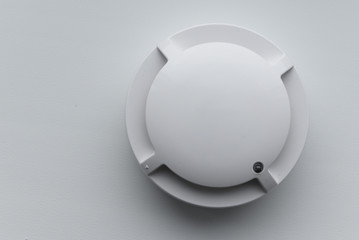 Smoke detector isolated on white background