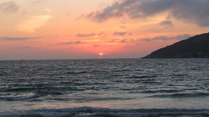 Beautiful landscape of sunny morning