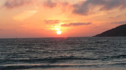 Beautiful landscape of sunny morning