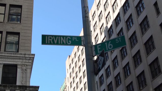 Iconic streen signs of New York City. Famous for the music venue rightly named after the street.