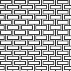 Abstract seamless lattice pattern. Modern stylish texture. Monochrome trellis.