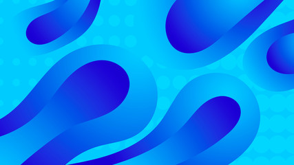 Liquid gradient shapes abstract background. Trendy colorful fluid. Futuristic design. Vector illustration