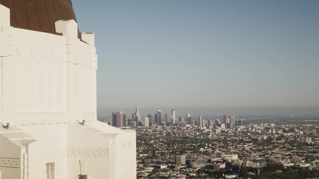 A view of downtown Los Angeles from the Griffith Observatory.