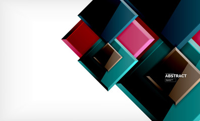 Square geometrical background