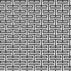 Abstract seamless pattern. Stripes lattice. Modern stylish texture. Monochrome trellis.