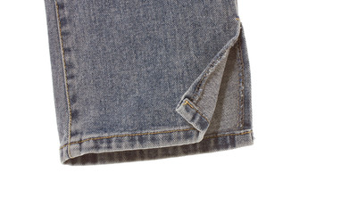 Blue Jeans Isolated on White