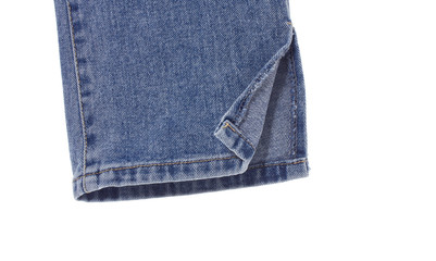 Blue Jeans Isolated on White