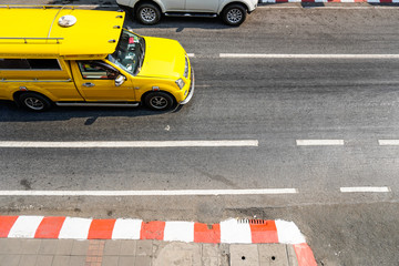 Public transportation car in Chiangmai Thailand