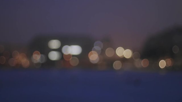 Out of focus abstract cityscape background