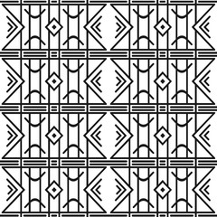 Vintage ornamental art deco retro seamless background and texture. Vector illustration can be used for wrapping paper, wallpapers, tiling, flooring, fabric, textile and other designs.