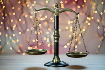 Law and justice concept image