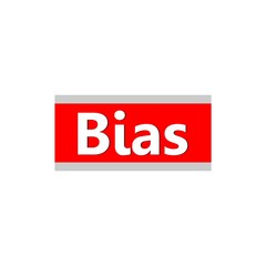 Bias sign or icon