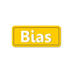 Bias sign or icon