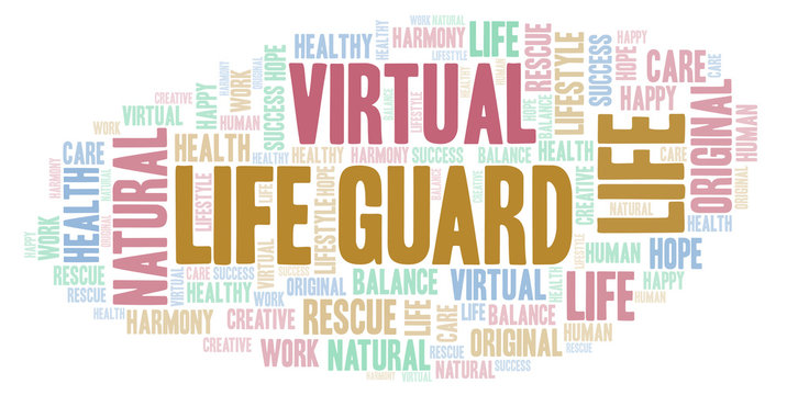 Life Guard word cloud.