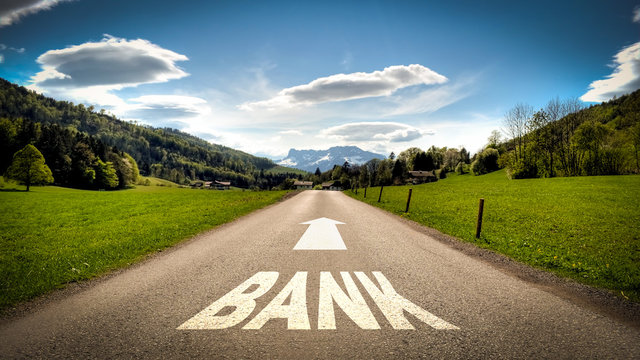 Schild 401 - Bank