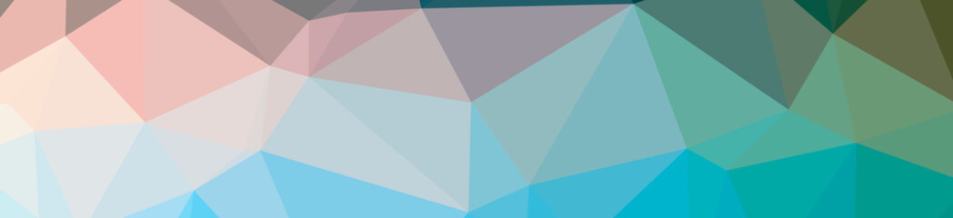 Illustration of abstract Blue And Brown banner low poly background. Beautiful polygon design pattern.