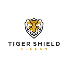 tiger shield logo design
