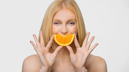 orange - juicy sexy smile