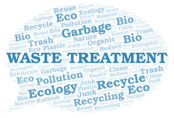 Waste Treatment word cloud.
