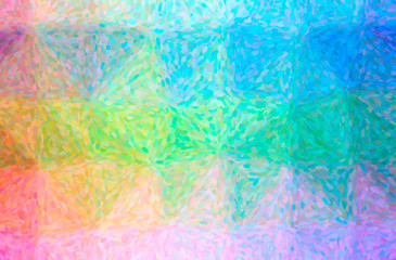 Obraz premium Abstract illustration of blue and orange Impressionist Pointlilism background
