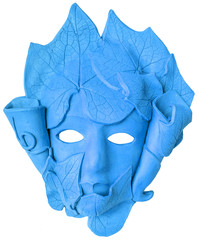 Masque bleu 