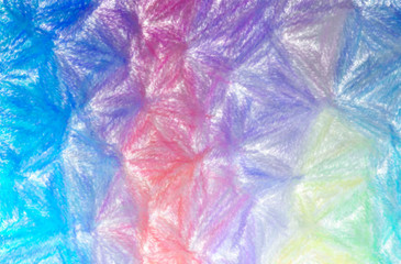 Fototapeta premium Abstract illustration of blue, red, yellow and green Wax Crayon with low coverage background