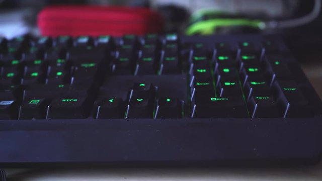 Close up of a computer keyboard