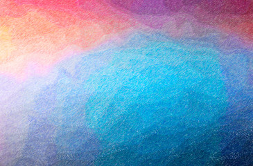 Abstract illustration of blue Color Pencil High Coverage background