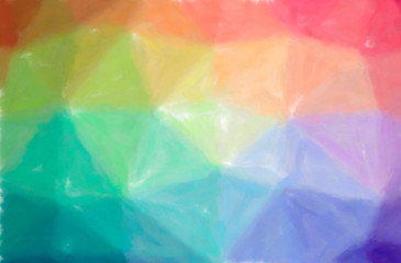 Abstract illustration of blue, yellow and red Watercolor Wash background