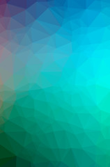 Illustration of beautiful blue low poly background.