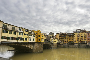 Fototapeta na wymiar Ponte Vecchio bridge, Florence, Italy