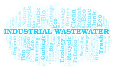 Industrial Wastewater word cloud.